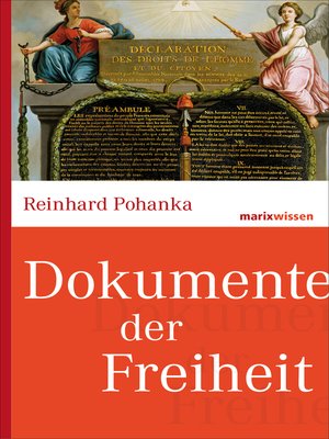 cover image of Dokumente der Freiheit
